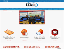 Tablet Screenshot of ltathletics.com